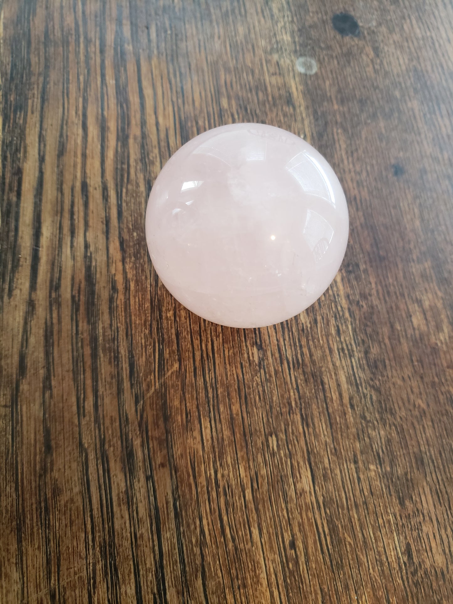 medium size Rose quartz sphere